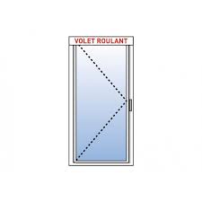 Maybe you would like to learn more about one of these? Porte Fenetre 1 Vantail Alu Pas Cher Volet Roulant Interieur Somfy