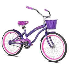 Girls Kent 20 Inch Tiki Bay Bike Purple Kids Bike Bicycle Girl Bicycle