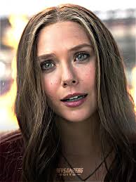The Iconic Head Tilt of Elizabeth Olsen as Scarlet Witch
