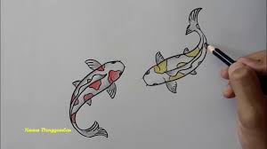 Gambar kartun ikan kartun merupakan suatu bentuk gambar yang memiliki penampilan cenderung dan relatif lucu. Cara Mudah Menggambar Ikan Koi Cantik Beserta Mewarnainya Youtube