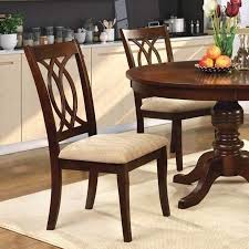 Furniture Of America Goddard Padded Dining Chairs Set Of 2 Brown Walmart Com Dining Chairs Furniture Of America Fabric Dining Chairs
