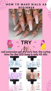 6 Color Nail Extension Gel Kit Dry So Fast About 45s Summer Baddie Nails 39 99 Nail Extensions Acrylic Nails Acrylic Nail Set