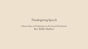 Sample thank you speech for receiving an award here's a sample thank you speech for you to see how it could be done. Thanksgiving Speech Youtube