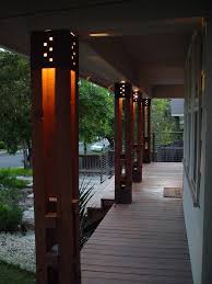 Contemporary Columns Attractive Design Modern Design Exterior With Wood Modern Porch House Exterior Farmhouse Architecture
