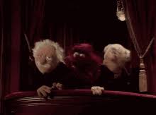 The original cantankerous comments section has come to twitter! Muppets Balcony Statler And Waldorf Gifs Tenor