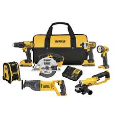 Dewalt 20 Volt Max Lithium Ion Cordless Drill Driver Combo Kit 7 Tool With 2 20 Volt Batteries 2 0ah Charger And Tool Bag Dck720d2 Dewalt Power Tools Dewalt Tools Cordless Drill Reviews