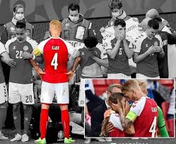 В края на първата част ериксен уплаши цялата футболна общественост, след като колабира на терена Gwoohspcxdo0dm