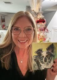 Chewy sends custom dog portrait to customer
