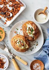 How long to roast potatoes. Perfect Baked Potato Recipe Love And Lemons