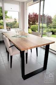 pied de table 71cm fer plat la fabrique des pieds pied de table design deco salle a manger pieds de table