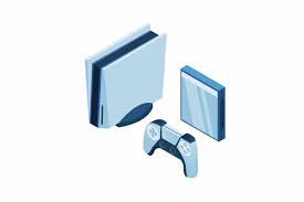 Playstation 5 (ps5) official graphics, the new ps5 graphics will be almost photorealistic, reaching a quality never seen before on consoles.welcome to the. Playstation 5 Console Isometric Vector Grafik Von Aryo Hadi Creative Fabrica