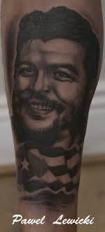 Che Che Guevara Portrait Ink Tattoo Dublin Ireland Dovme
