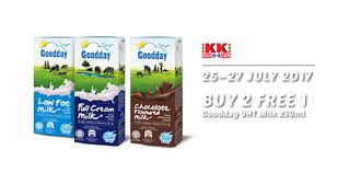 Farm fresh uht soy milk original 1l. Goodday Uht Milk 250ml Rm1 50 7 Eleven 2 For Rm3 Mynew Com Buy 2 Free 2 Shell Select Until 29 July 2017