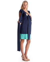 Navy blue represents sailors and also represents the navy of a nation. Seraphine Colour Block Enja Maternity Nursing Dress Navy Blue And Aqua Woman