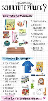 131 Ideen Fur Die Schultute Nutzlich Lehrreich Lecker Gesund Geschenkidee Einschulung Geschenk Einschulung Einschulung