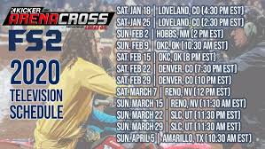 See tv listings and the latest times for all of the primetime cbs shows lineups. 2020 Arenacross Series To Air On Fox Sports 2 Cycle News