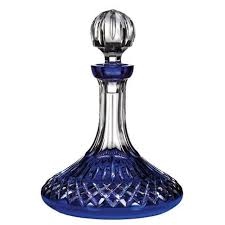 Waterford Lismore Cobalt Ship S Decanter Crystal Discontinued New 154868 Waterford Waterford Crystal Lismore Waterford Lismore Waterford Crystal