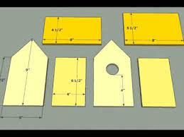 The front and back of the birdhouse overlaps the sides, therefore making the front and back 4 3/4 wide. 15 Bird House Plans Simple Diy Bird House Plans Youtube