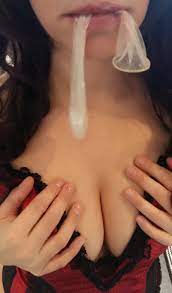 X 上的Devpassion：「Mhhh that looks yummy. #condom #cuckold #cumeating #tits  #femdom t.coeT4dlWQQfg」  X