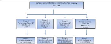 Chart Showing The Grouping And Follow Up Of Patients With