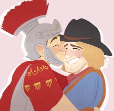 Octavius X Jedediah Toothianafairy I Love My Tiny Sons Night At The Museum Museum Cartoon Drawings