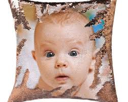 Personalized Sequin Cushion