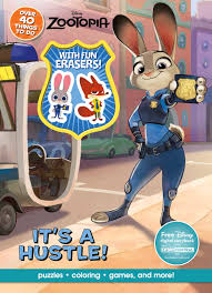 Nick wilde and judy hopps from zootopia coloring page. Disney Zootopia Activity Book With Eraser Parragon Books Ltd 9781474821551 Amazon Com Books