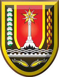 Di dalam lambang, terdapat lukisan siluet candi borobudur, laut dan gunung kembar, bambu runcing. Lambang Kota Semarang Jawa Tengah Semarang Kota Indonesia
