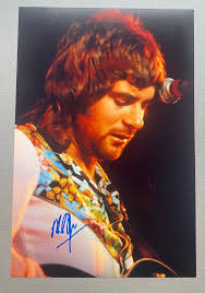 MICK ROGERS ""Manfred Mann's Earth Band"" In-Person Signed Photo 20x30  Autograph