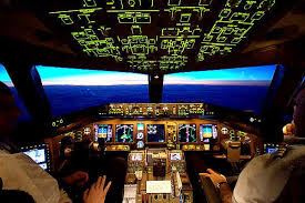 Aeronautics Fly By Wire Boeing 777 Helicopter Cockpit Flight Deck