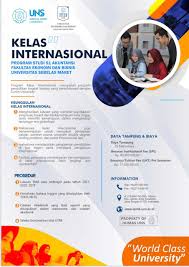 Check spelling or type a new query. Uns Buka Kelas Internasional Tahun Akademik 2021 2022 Universitas Sebelas Maret