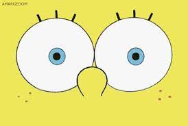 Season 5 blackened sponge gif by spongebob squarepants find share on giphy. Spongebob Squarepants Eyes Gif Wifflegif