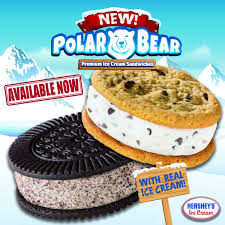 Please contact the restaurant directly. Our New Polar Bear Premium Ice Cream Sandwiches Are Now Available In Chocolate Chip And Cookies Cr Polar Bear Ice Cream Premium Ice Cream Hershey S Ice Cream