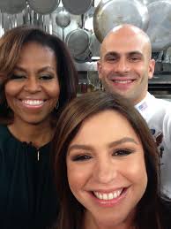 First lady Michelle Obama stars with the stars