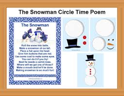 5 Little Snowman Poems Snowman Poem Snowman Time Poem
