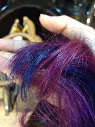 Initally we were aiming for a lavendar. Dip Dyed Hair Care Mishventurer