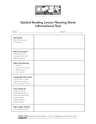 Michele Dufresne Created This Planning Sheet To Help Her Organize Her Nonfiction Lessons Www Pioneerval Guided Reading Lessons Reading Lessons Guided Reading