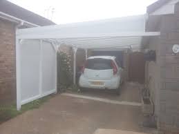 This Is A Standard Wall Mounted Lean To Canopy With Side Cladding To Hide The Neighbours Wall Cladding Lean To Canopy