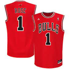 Mens Chicago Bulls Derrick Rose Adidas Red Replica Road Jersey Derrick Rose Bulls Derrick Rose Chicago Bulls Rose Adidas