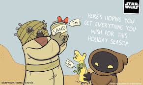 Happy Holidays Gift Exchange Star Wars Ecards Starwars Com Happy Holiday Gifts Holiday Gift Exchange Star Wars Jawa