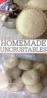 Homemade Uncrustables Recipe Homemade Lunch Food Homemade Snacks