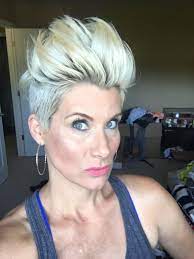 Blonde Pixie Faux Hawk Pixie Short Hair Styles Blonde Pixie Pixie Faux Hawk