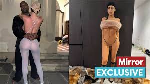 Bianca Censori doesnt feel secure in nude outfit as she perches on Kanye  Wests lap, says expert - Mirror Online