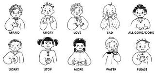 baby sign language baby sign language chart baby sign