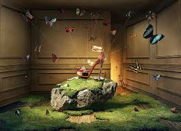 Now you can stick them on the wall in any shape. Hd Wallpaper Butterflies Decorations Grass Butterfly Lights Room Magic Wallpaper Flare