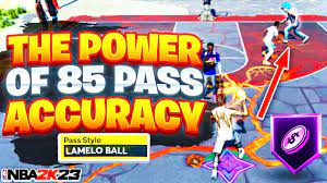 THE POWER OF 85 PASS ACCURACY IN NBA 2K23 - YouTube