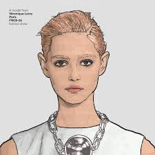 A model from Véronique Leroy_Paris_FW25-26 fashion show