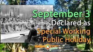 Week numbers, landscape, and portrait templates in word, pdf, jpg formats. September 3 Declared As Special Working Public Holiday Nationwide Bcg