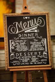 Hand Drawn Wedding Menu On Chalkboard Tableau Menu Menu Mariage Menu Craie