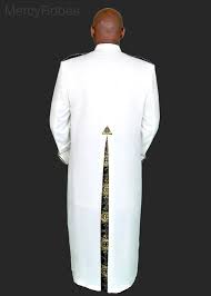 Mens royal white pin stripe clergy shirt with attached collar. Clergy Robe Lcr165 2 Pleat Cream Blk Gold Clergy Women Clergy Ministry Apparel